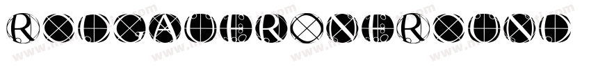 RodgauerOneRound Medium字体转换